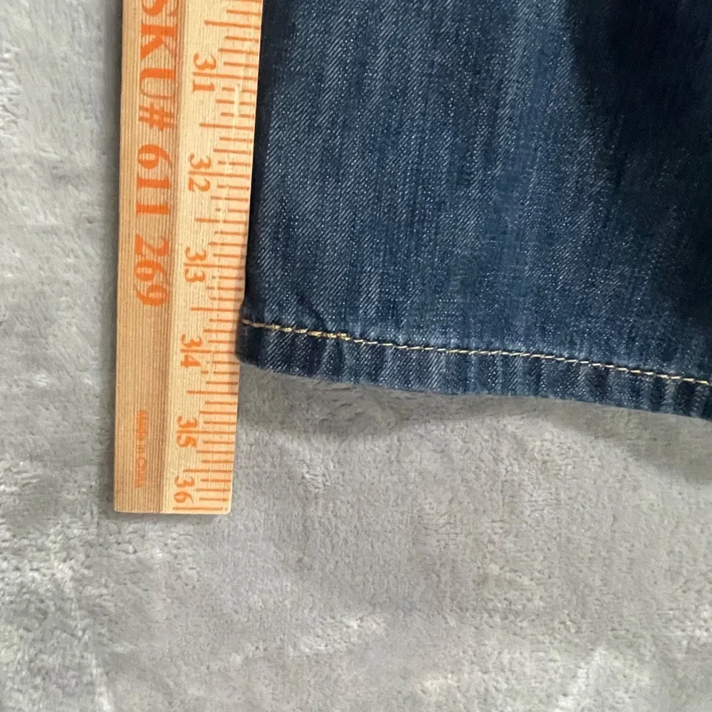 Levis 527 Jeans Mens 34x34 Blue Bootcut Denim Cowboy Western Rodeo Ranch Pants